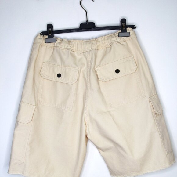BNWT SS25 OAS ECRU MITTY CANVAS SHORTS M - Picture 3 of 12